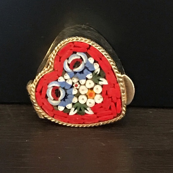 ❤️SOLD❤️Italian Mosaic Heart Mini - Picture 4 of 8